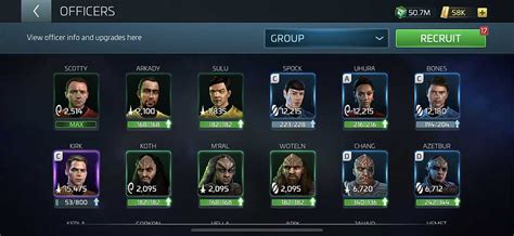 The main crew principles are two officers at the top and a captain in the middle. . Star trek fleet command crew calculator